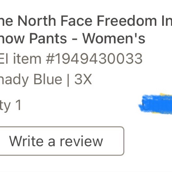 The North Face Freedom Insulated Snow Pants 3X NWT - Picture 9 of 9